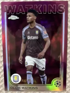 2025toppschromeOllie Watkins 14/75