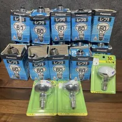 新品　パナソニック　60W レフ電球&50Wミニレフ球17個さセット