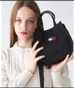 TOMMY JEANS 黒 トートバッグ