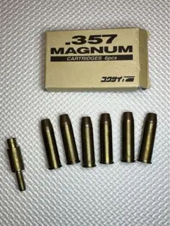 コクサイ 357マグナム ABS樹脂製 モデルガン用 発火カート 6発入り