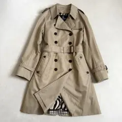 【極美品】アクアスキュータム トレンチコート ライナー&ベルト付き 8号