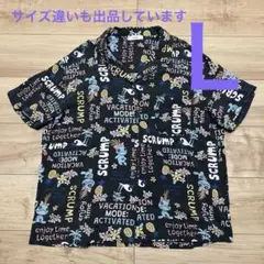 ディズニー アロハシャツ スクランプ スティッチ L
