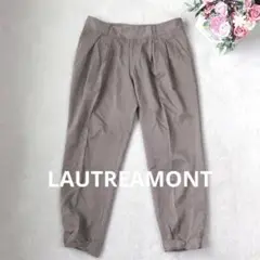 2500 ロートレアモン タックパンツ カジュアル 無地 ボトム シンプル M