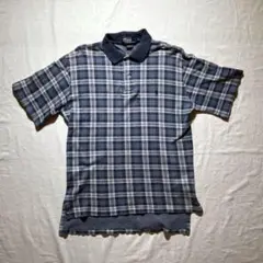 USA製　90s POLO Ralph Lauren チェック　ポロ　シャツ　M