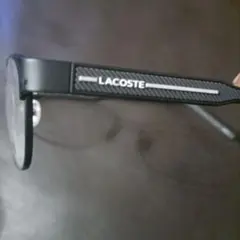 LACOSTE ブラックフレーム メガネ
