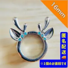 16mm ネジ式トンネルピアス トナカイ ③
