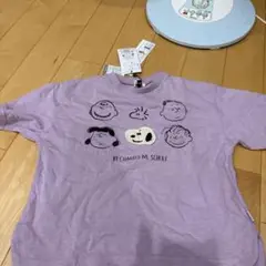 スヌーピー Tシャツ ラベンダー