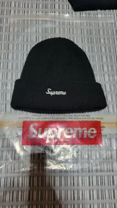 Supreme loose gauge Beanie 23FW ブラック