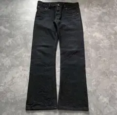 PARANOID パラノイド レザーパンツ フレアパンツ ブーツカット ブラック PARANOID パラノイド レザーパンツ フレアパンツ ブーツカット