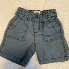 グレーのポケット付きパンツ 80