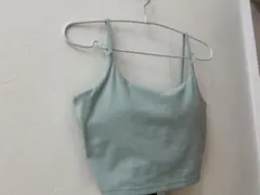 ミントグリーン タンクトップ クロスバック