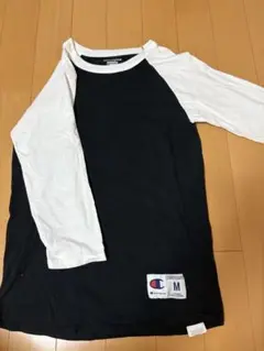 Champion ラグランスリーブ カットソー Mサイズ