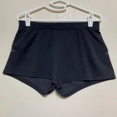 ADIDAS-climalite-ショートパンツ-ブラック-M-中古美品。
