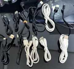 充電コード　タイプB　USB　充電ケーブル12本セット