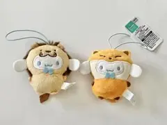 サンリオ どうぶつ着ぐるみ マスコット シナモロール キツネ ライオン セット