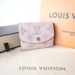 超美品★ヴィトン マヒナ【 ポルトフォイユ イリス XS】マグノリア 財布A02