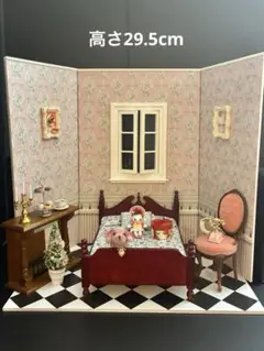 ハウス　背景ボード　ミディブライス　リカちゃん　Qposket 開閉窓
