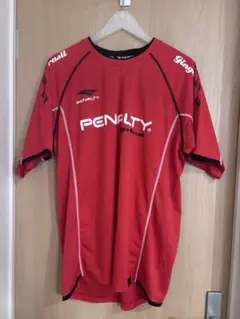 Penalty 半袖シャツ 赤 Ginga Brasil Oサイズ