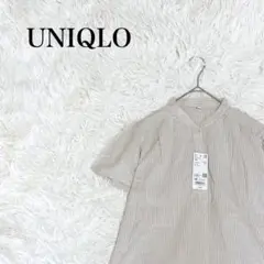 UNIQLO 半袖シャツ ギンガムチェックブラウス 160