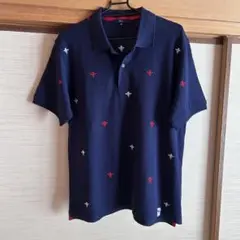 G-STAGE/ジーステージ　ネイビーポロシャツ　ゴルフ☺︎46（M）