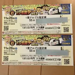 阪神タイガースファン感謝デー2022 ペアチケット(連番)