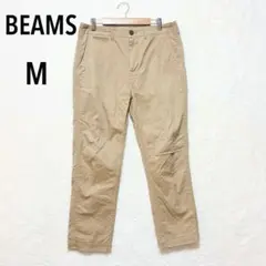 ビームス チノパン テーパードパンツ M ベージュ 日本製 ストレッチ メンズ