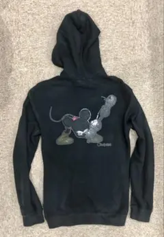 ロエン × ディズニー　クラッシュミッキー　半袖パーカー　50 XL ロエン × ディズニー クラッシュミッキー 半袖パーカー 50 XL
