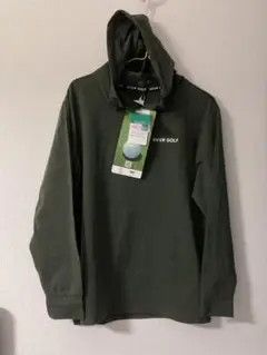 UUUM GOLF フード付き長袖ウェア ダークグリーン