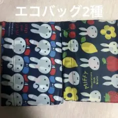 新品　ミッフィー　ブルーナ　エコバッグ　2個セット　ミッフィ　キャラクター　大型
