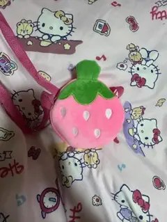 いちご型ポーチ ピンク