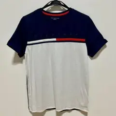 【美品】 TOMMY HILFIGER ネイビー/ホワイト Tシャツ キッズXL