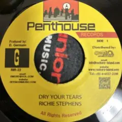 レゲエレコードrichie stephens/dry your tears