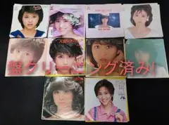 盤クリーニング済み! 松田聖子 7インチ10枚セット