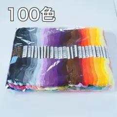100色刺繍糸セット 刺しゅう糸 クロスステッチ ミサンガ 手芸 ソーイング