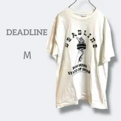GS1567 デッドライン【M】半袖Tシャツ　ロゴ有り　コットン