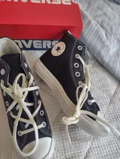 CONVERSEALL STAR新品防水レインシューズ軽量黒ハイカットスニーカー