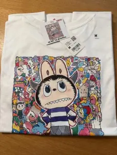ユニクロ　ポップマート　ザ・モンスターズ　ラブブ　Tシャツ　ホワイト　M