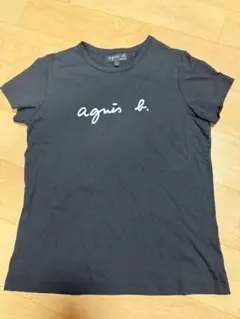 agnès b. 黒 半袖Tシャツ コットン100%