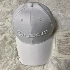 新品未使用Lexus リサイクルポリエステル キャップ ホワイト