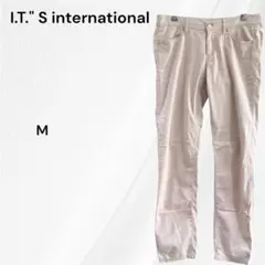 イッツインターナショナル　カジュアルパンツ　パンツ　M　薄 ピンク　ロングパンツ