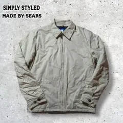 SIMPLYSTYLEDスイングトップSEARSハリントンジャケットチンスト短丈