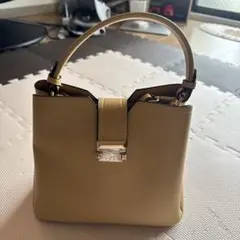 【値下】ハンドバッグ ショルダーバッグ　ジッパーポケット付き