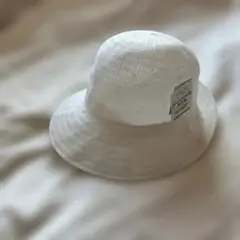 ホワイト メッシュ バケットハット