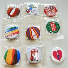 コカコーラ　缶バッジ　8個＋1