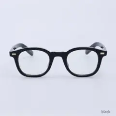 horn-rimmed glasses メガネ 黒