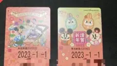 期限切 正月 切符 ディズニーリゾートライン★フリーきっぷ未使用 お正月2023