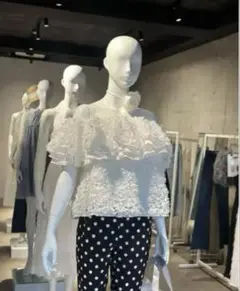 新品 shéller / シェリエ　3D flower ruffle tops
