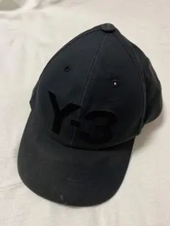 Y-3 ヨウジヤマモト　キャップ　黒　アディダス　58cm 使用感あり