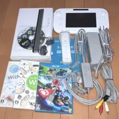 【美品 動作良好】 WiiU 本体セット マリオカート8 スプラトゥーン他