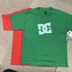 DCロゴ Tシャツセット 緑・赤　2枚セット　ラスト分
